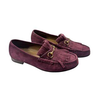 Gucci Maroon Shoes, 39